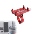 ZTTO Mountain Bike Bicycle Phone Holder Handlebar Frame Motorcycle Riding Bracket (Red)