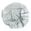 4PCS 210D Oxford Cloth RV Caravan Tire Dustproof and Waterproof Cover For 27-29 inch (Silver)