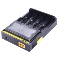 Nitecore D4 Intelligent Digi Smart Charger with LCD Display for 14500, 16340 (RCR123), 18650, 22650,