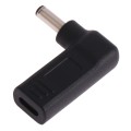 USB-C / Type-C Female to 4.5 x 3.0mm Male Plug Elbow Adapter Connector (Black)