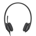 Logitech H340 Computer Office Education Training USB Interface Microphone Wired Headset