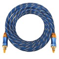 EMK LSYJ-A 5m OD6.0mm Gold Plated Metal Head Toslink Male to Male Digital Optical Audio Cable