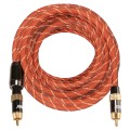 EMK TZ/A 8m OD8.0mm Gold Plated Metal Head RCA to RCA Plug Digital Coaxial Interconnect Cable Audio