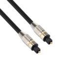 1m OD6.0mm Nickel Plated Metal Head Toslink Male to Male Digital Optical Audio Cable
