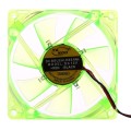 8025 4 Pin DC 12V 0.18A Computer Case Cooler Cooling Fan with LED Light, , Random Color Delivery , S