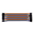 Multicolored  40 Pin Male to Male Breadboard Jumper Wires Ribbon Cable