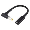 PD 100W 18.5-20V 5.5 x 2.5mm Elbow to USB-C / Type-C Adapter Nylon Braid Cable