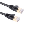 1m CAT7 10 Gigabit Ethernet Ultra Flat Patch Cable for Modem Router LAN Network - Built with Shielde