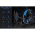 SADES MH601 3.5mm Plug Wire-controlled Noise Reduction E-sports Gaming Headset with Retractable Micr