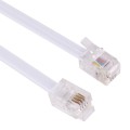 4 Core Male to Male RJ11 Spring Style Telephone Extension Coil Cable Cord Cable, Stretch Length: 2m(
