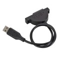 Slim SATA 13 Pin Female to USB 2.0 Adapter Converter Cable for Laptop ODD CD DVD Optical Drive, Cabl