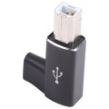 USB-C / Type C Female to USB 2.0 B MIDI Male Adapter for Electronic Instrument / Printer / Scanner /