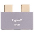 Double USB-C / Type-C Male to Double USB-C / Type-C Female Adapter