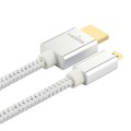 ULT-unite Gold-plated Head HDMI Male to Micro HDMI Male Nylon Braided Cable, Cable Length: 1.2m (Sil