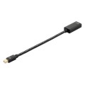 Mini DP to 1080P HD HDMI PP Yarn Woven Net Adapter Cable (Black)