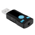 BC07 Mini Brushed Texture USB Bluetooth Receiver MP3 Player SD/TF Card Reader with Microphone & Audi