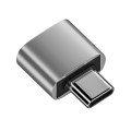 USB 2.0 Female to Type-C Male Adapter (Silver)