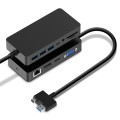 Rocketek SH701 11 in 1 100M RJ45 / USB 3.0 HUB Adapter for Surface Pro 5 / 6