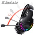 YINDIAO Q2 Head-mounted Wired Gaming Headset with Microphone, Version: Single 3.5mm(Black)