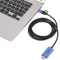 V05E USB 3.0 + USB-C / Type-C to HDMI Adapter Cable