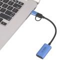 Z29C HDMI/F Female to USB-C / Type-C+USB 3.0/M Male HD Video Capture Card