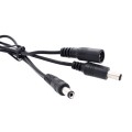 DC Male To DC Male + DC Female Power Connection Cable, Length: 0.3m