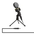 Yanmai SF-930 Professional Condenser Sound Recording Microphone with Tripod Holder, Cable Length: 2.