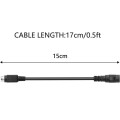 4 Pin DIN Male To DC 5.5x2.1mm Female Power Connection Cable, Length: 0.15m