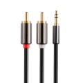 5m Gold Plated 3.5mm Jack to 2 x RCA Male Stereo Audio Cable
