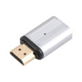 8K 60Hz HDMI Male to HDMI Female Magnetic Adapter (Silver)