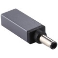PD 18.5V-20V 5.5x1.0mm Male Adapter Connector(Silver Grey)
