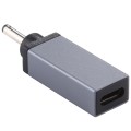 PD 18.5V-20V 3.0x1.0mm Male Adapter Connector(Silver Grey)