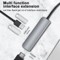 2008N 5 In 1 USB 3.0 x2 + HDMI + SD + TF Multi-function Intelligent Type-C / USB-C HUB Docking Stati