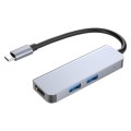 2011N 3 In 1 USB 3.0 x2 + HDMI Multi-function Type-C / USB-C HUB Docking Station