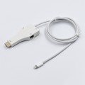 NK-1079 8 Pin to HDMI Male + USB Female + RJ45 Female Adapter Cable, Length1m