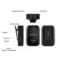 Yanmai BT8 Bluetooth Wireless Microphone (Black)