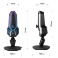 Yanmai T2 USB Gaming Condenser Microphone with RGB Lighting