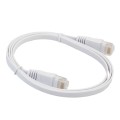 1m CAT6 Ultra-thin Flat Ethernet Network LAN Cable, Patch Lead RJ45 (White)