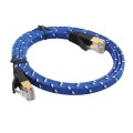 1.8m Gold Plated CAT-7 10 Gigabit Ethernet Ultra Flat Patch Cable for Modem Router LAN Network, Buil