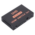 HDMI Switch 3 into 1 out 4Kx2K HD Video Switch, with Remote Control