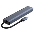 BYL-2210 6 in 1 USB-C / Type-C to USB Multifunctional Docking Station HUB Adapter with 1000M Network