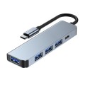 BYL-2301 5 in 1 USB-C / Type-C to USB Multifunctional Docking Station HUB Adapter