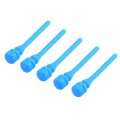 60 PCS 40mm Anti Vibration Soft Damping Nail Rubber Silicone Computer Fan Screw (Blue)