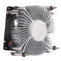 4Pin CPU Cooler Mute Silent Fan Thickened Aluminum Heat Sink for Intel 1155 / 1150 / 1151