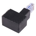 RJ45 Male to Female Converter 90 Degrees Extension Adapter for Cat5 Cat6 LAN Ethernet Network Cable