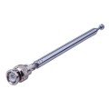 Telescopic Antenna with BNC Connector, Max Length: 45cm