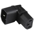 C13 to C14 Elbow (Up) AC Power Plug Adapter Converter Socket