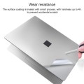 4 in 1 Notebook Shell Protective Film Sticker Set for Microsoft Surface Laptop 3 13.5 inch (Gold)