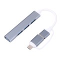 A-806 5 in 1 USB 3.0 and Type-C / USB-C to USB 3.0 HUB Adapter
