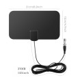DVB-T2 50 Miles Range 20dBi High Gain Amplified Digital HDTV Indoor TV Antenna with 3m Coaxial Cable